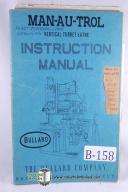 Bullard-Bullard Man-Au-Trol Vert Lathe Instruction and Parts Manual 1949-Man-Au-Trol-01